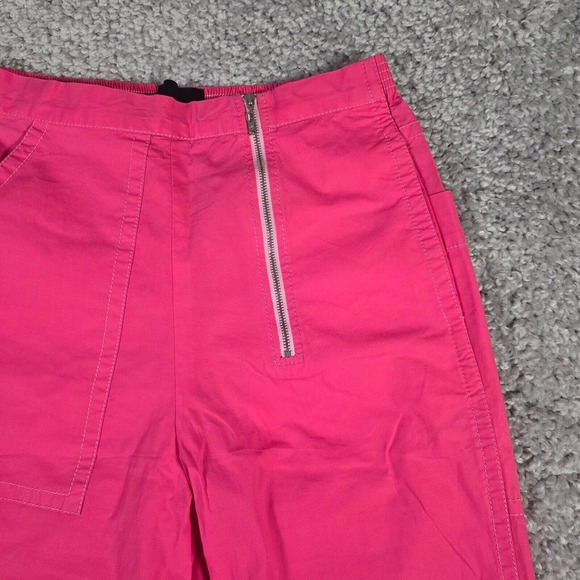 Marc‎ Jacobs Pants Womens 00 Pink 80s Pants Cropped Stretch Retro Neon - Picture 4 of 16